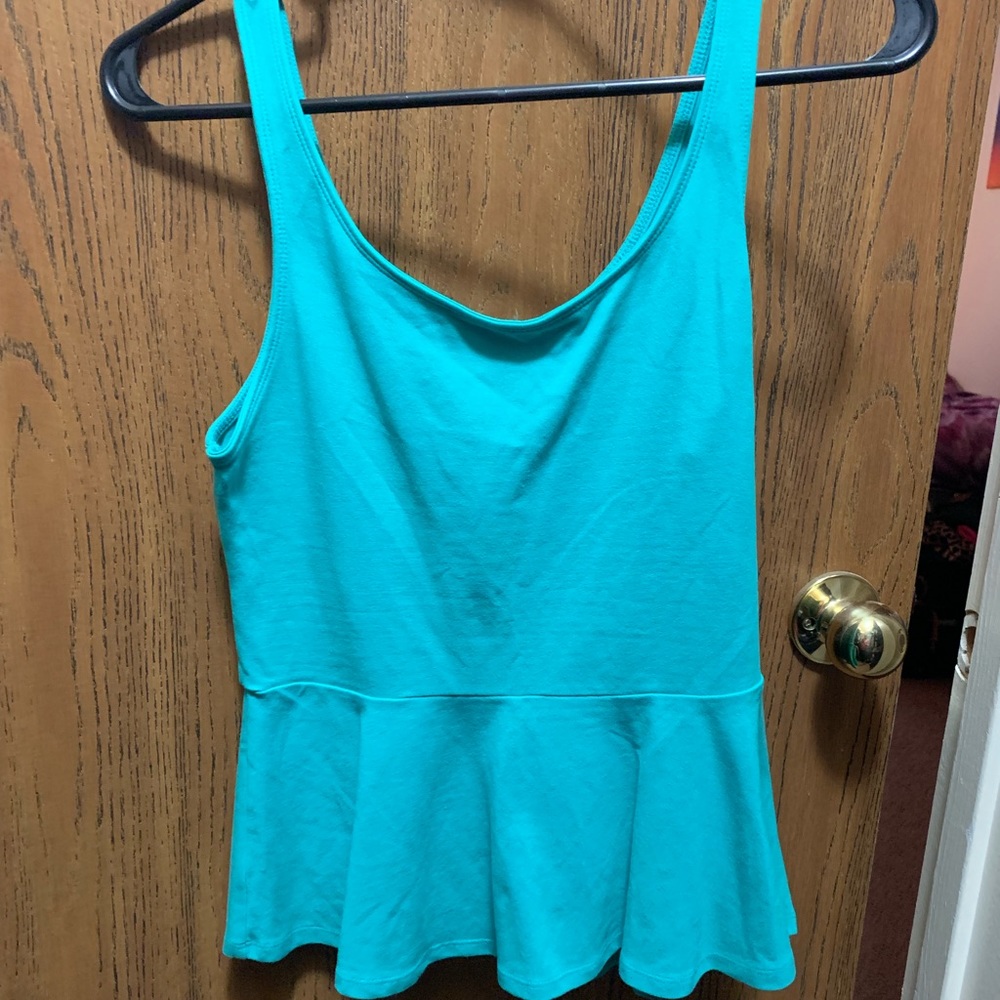 Express tank top peplum shirt